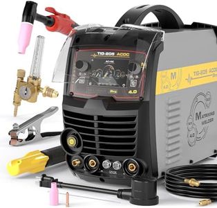 MATRIXINGWELDER TIG-205 PRO AC/DC TIG Welder 200Amp with Pulse, with LED Display, Aluminum TIG Welding Machine 110V/220V with HF/Lift TIG/Stick/MMA/SPOT