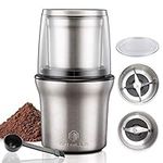 DR MILLS DM-7412M Electric Dried Spice and Coffee Grinder, Grinder and Chopper,Detachable Cup, diswash Free, Blade & Cup Made with SUS304 stianlees Steel