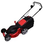 FALCON Roto Drive-460 1600W 18" Electric Rotary Lawn Mower 2800 RPM Grass Cutting Machine with 70L Catcher Box & 7 Adjustable Heights for Maintaining Garden Yard Farm