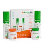 Healing Hands FissureKit Complete Fissure Care Kit – 30 Days, Kit includes 2 PiloSpray + PiloTab + ConstiTab, Patented Plant Based Piles Solution, Clinically Proven, Herbal & Natural Fissure Care