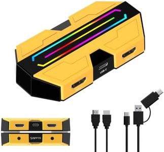 BlueAVS Multi-Spec HDMI Video Capture Card for Streaming, 4K60 1440P144 1080P240 High-frame Capture Card, USB-C External Capture Card for PS5, Xbox Series X/S, Switch, Compatible with PC, Mac, OBS