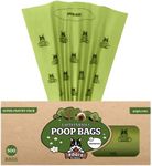 Pogi’s Dog Poop Bags - 500 Unscented Doggie Poop Bags for Yards - Leak-Proof Dog Waste Bags - Ultra Thick, Extra Large Poop Bags for Dogs & Cats (Single Large Roll)