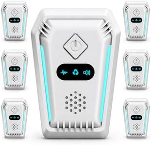 (2026 Upgraded) Ultrasonic Insect & Pest Indoor Repeller - Stronger Driving Force, Repellent for Mouse, Mice, Rats, Roaches, Ants, Spiders, Bugs, Plug-in Device, 3 Mode Switching (6 Pack)