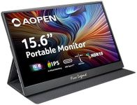 Acer AOPEN 16PM1Q Bbmiuux 15.6" Full HD (1920 x 1080) Widescreen Portable IPS Display | 4ms (G to G) | 2 Speakers | USB Type-C and Mini HDMI Cable Incl.