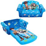 Marshmallow Furniture, Children's 2-in-1 Flip Open Foam Compressed Sofa, Disney's Toy Story