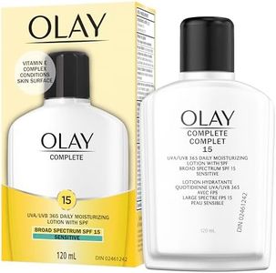 Olay Complete Daily Moisturizing Lotion with Sunscreen Broad Spectrum SPF 15, Sensitive, 120 ml