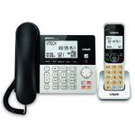 VTech - VG208 DECT 6.0 Expandable Telephone with Cable or Wireless Home with Answering Machine, Call Blocker, Caller ID