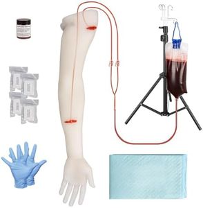 MedEduQuest Haemorrhage Control Simulator with Tourniquet and Bag, Wound Packing Arm Trainer, Stop the Bleeding Kit for Trauma and First Aid Training