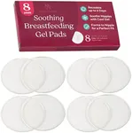 Nurse & Nourish [8 Pads] Silicone Nipple Pads for Breastfeeding Soreness - Immediate Relief Nipple Gel Soothing Pads - Easy to Apply Gel Nipple Pads for - Reusable Form Adjusting