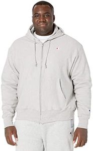 Champion Men's Life Reverse Weave Full-Zip Hoodie, Oxford Gray, M