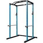 Rep PR-1100 Power Rack - 700 lbs Rated Lifting Cage for Weight Training (Blue Power Rack, No Bench)