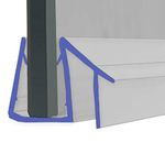 Shower Seal for Screens, Doors or Panels | Fits 8, 9 or 10mm Glass | for When There is No Gap | 80cm, 90cm, 140cm or 2m Long | SEAL075 (90cm)