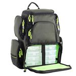 Seaknight Waterproof Fishing Bag SK004 Multifunctional Backpack Holdall With Lure Box Tackle Storage Backpack For Outdoor Camping Hiking (S Size Green + 4Boxes)