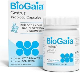BioGaia Gastrus Gut Health | Probiotic Capsules | Eases Abdominal Discomfort, Gas & Bloating | Promotes Regularity & a Healthy Gut | Supports a Balanced Microbiome | Backed by 30 Years of Research