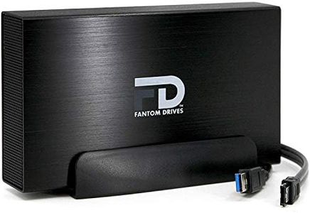 Fantom Drives FD 2TB DVR Expander External Hard Drive - USB 3.0 & eSATA (Comes with Both USB and eSATA Cable) - Supports DirecTv, Dish, Motorola, Arris and More, Black (DVR2KEUB)