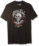 Liquid Blue Unisex Adult Grateful Dead on The Road Again 1980 Tee T Shirt, Black, Large US