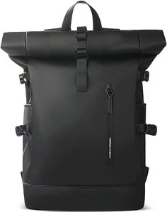 hk Sac a Dos Extensible 27L Sac Roll-Top Etanche Grand Sac a Dos PC Portable 15.6 Pouces avec USB Charging Port Pour Hommes Femmes Loisir Randonnée Camping Voyage