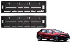 Auto Oprema (Award Winner at INDIA'S Rising Star 2024) Car Number Plate Frame Set of Two (Front and Back) for Honda WRV