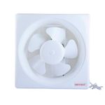 Shivako- Ventil Air DX 200mm Exhaust Fan 8 Inch 1800 RPM Strong Air Suction, Rust Proof Body and Dust Protection Shutters |Suitable for Bathroom, Kitchen Office Warranty: 2 Years (Pack of 1 White)