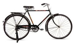 Hercules Roadsters Men's 22-Inch Frame Bicycle | 29T Road Bike | Black | Rigid |