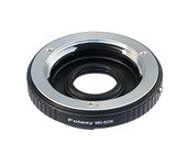 Fotasy EFMD Minolta MD Mount Lens to Canon EOS EF Mount Camera Adapter with Glass Element (Black)