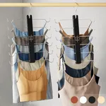 MORALVE European Beechwood Tank Top Hangers - 2 Pack - Space Saving Sports Bra Hanger for Closet - Cami Hanger Space Saving Tank Top Organizer - Closet Bra Hanger - Space Saving Hanging Bra Organizer