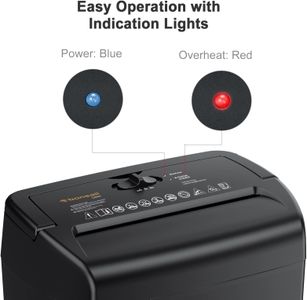 Bonsaii 10-Sheet Cross-Cut Paper Shredder – High Security