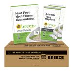 Purina Tidy Cats 2-Month Breeze Refill Supply, Pads & Pellets Bundle Pack, 7.91 Pounds (Box of 1)