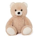 Tezituor Teddy Bear Stuffed Animal, Small 18 inch Teddy Bear Cute Plush Bear, Christmas Birthday Valentines Day Teddy Bear Gift for Girlfriend Girl Boy, Tan