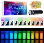 10 Color Glow In The Dark Pigment P