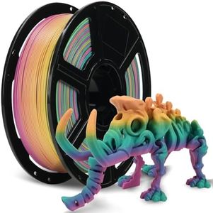 FLASHFORGE Rapid PLA 1.75mm Rainbow Candy, 500mm/s High Speed Printing, 3D Printer Filament 1kg Spool, Dimensional Accuracy +/- 0.02mm, Enjoy Exceptional Print Quality