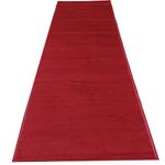 Mybecca RED Carpet Aisle Runner 2 x 10 ft (1.8ft x 10 ft) 21.6in x 120in Color: Dark Red High-Class VIP Quality for Parties, Feel Events, Wedding and Ceremony