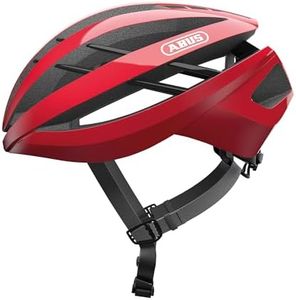 ABUS Aventor Casque de Route - Casque de Vélo très bien ventilé pour Cyclisme professionnel - Unisexe - Rouge, Taille S