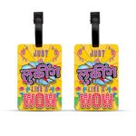 Ultra 3D Lenticular Luggage Tag for Suitcase & School Bags| Set of 2 |Just Looking Like a Wow