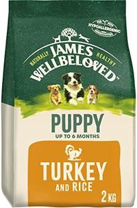 James Wellbeloved Complete Dry Puppy Food Turkey and Rice, 2 kg