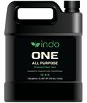 Indo ONE - All Purpose Premium Liquid Plant Food. Great for Succulents, Flowers, Vegetables, Trees, shrubs, and Indoor houseplants (4 L)