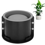 Osilifen Big Round Silicone Planter Mold, 7 Inch Large Round Concrete Molds for Cylinder Flower Pot Making, DIY Handcraft