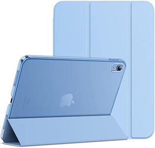 JETech Case for iPad 10 (10.9-Inch, 2022 Model, 10th Generation), Slim Stand Hard Back Shell Cover with Auto Wake/Sleep (Blue)