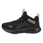 Puma Women's Softride Enzo NXT Sneaker Black/Gold 9 Medium US