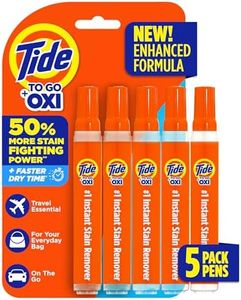 Tide Stain Remover for Clothes, Tide To Go Pen, Instant Stain & Spot Remover for Clothes, Travel & Pocket Size, 5 Count (Pack of 1)