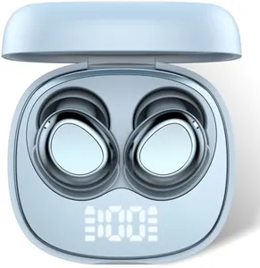 Doubc Sleep Ear Buds, 2025 True Wireless Earbuds, Ultra-Mini Bluetooth 5.4 Earbuds for Side Sleepers, 53H Play Hi-Fi Stereo 3D Bass Noise Cancelling Bluetooth Headphones,