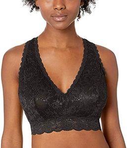 Cosabella Women's Say Never Curvy Racie Racerback Bralette, Black, Medium