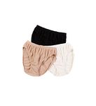 Jockey For Her Comfies 3-pk. Hi-Cut Panties 3326 IVORY/BLACK/WHITE 6