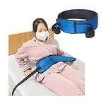 Medical Restraints for Bed Elderly Fall Prevention Devices Hospital Bed Restraints Dementia Patient Waist Control Belt Beds Guard Safety Belt for Seniors Beds Assistance Adjustable Roll Straps (Blue)