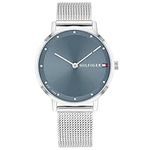 Tommy Hilfiger Analogue Quartz Watch for Women with Silver Stainless Steel Mesh Bracelet - 1782149