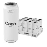 Cano Water Still Water Multipack (12 x 500ml), Resealable Lids, Water Multipack Cans, Natural Spring Water, Still Spring Water Cans