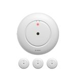 X-Sense Standalone Water Leak Sensor Alarm Water Leak Detector, Mini Flood Sensor with 110 dB Audio Alarm, Battery-Powered, for Kitchens, Basements, Sinks, Tanks, Pools, WS01, 3-Pack