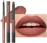 Matte Lipstick for Women,Nude Lipstick Lipliner Pencil Lip Filler Long Lasting Lip Gloss,Lip Liner and Lipstick Set,Lip Makeup Kits for Daily Makeup and Holiday (05#)