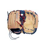 WILSON 2024 A1000 1912 12” Infield Baseball Glove - Blonde/Navy/Red, Right Hand Throw
