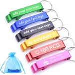 100pcs Personalized Bottle Opener K